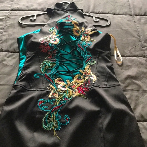 Karen Millen Oriental Dress With Corset - Picture 12 of 16